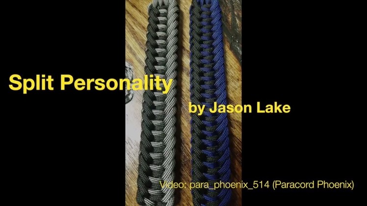 The Split Personality Bracelet design by Jason Lake  without buckle.