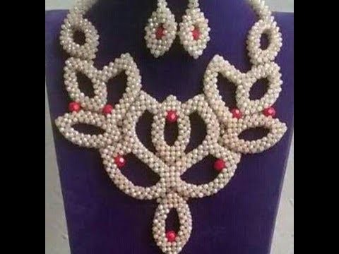 The tutorial on how to make this beautiful White and red flower bead