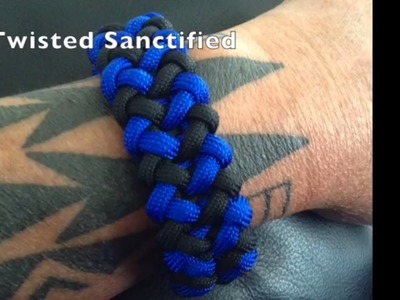Twisted Sanctified Paracord Bracelet