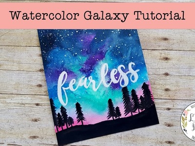 Watercolor Galaxy Tutorial