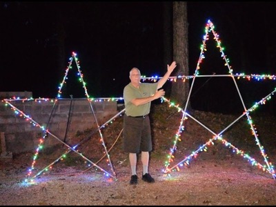 10 foot 5-point star for Christmas Light display