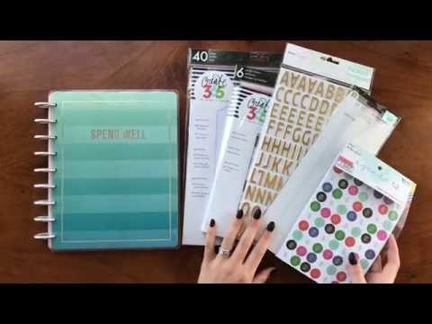 2018 Happy Planner Set Up - Budget Edition