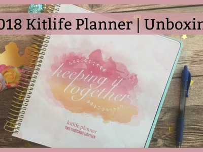 2018 KIT LIFE DAILY PLANNER | UNBOXING