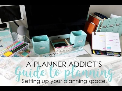 A Planner Addicts Guide to Planning: Setting up a planning space