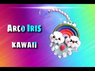 Arco Iris Kawaii em biscuit!!! DiY -