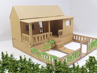 Awesome house diy from cardboard house project