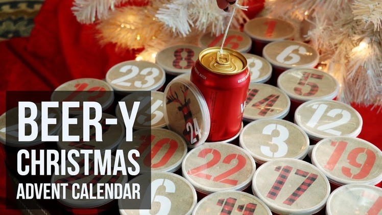 Beer-y Christmas Advent Calendar | DIY Holiday Craft by Forkly