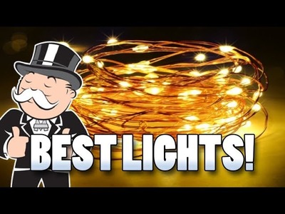 Christmas Lights Under $10! LED String Light Copper Wire 100 LEDs by Firecore