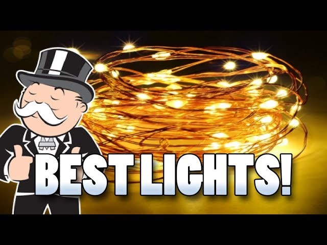Christmas Lights Under $10! LED String Light Copper Wire 100 LEDs by Firecore