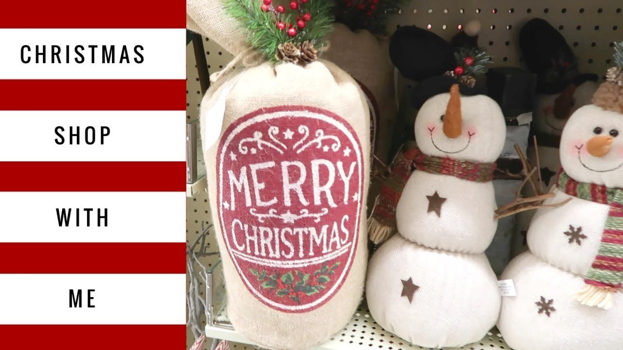 CHRISTMAS SHOP WITH ME AT HOBBY LOBBY, CHRISTMAS 2017