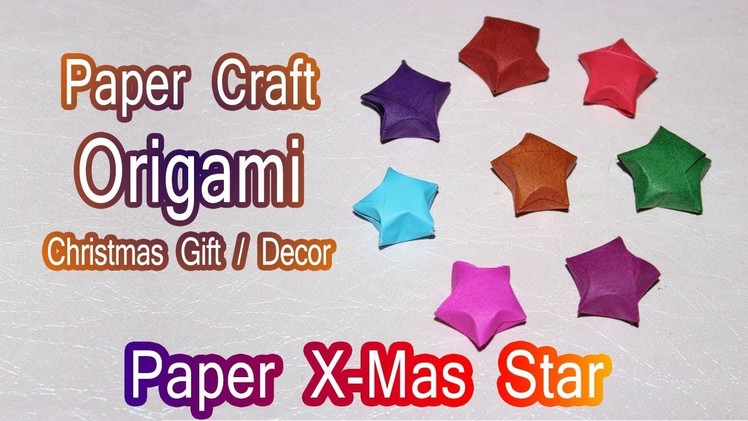 Christmas Star making with Paper | Christmas Tree Decorating Ideas | Christmas Gifts DIY | Xmas Gift