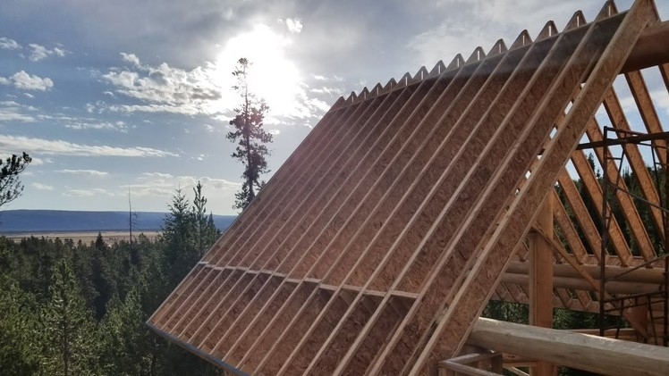 Covered Porch Porject, DIY Roof building!