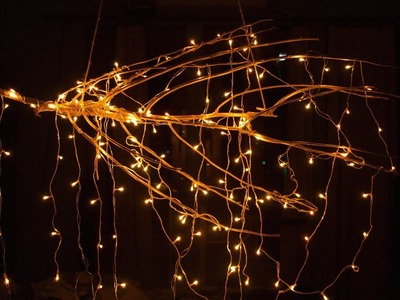 DIY CREATIVE IDEAS FROM STRING LIGHTS.LAST MINUTE DIWALI.CHRISTMAS LIGHT DECOR