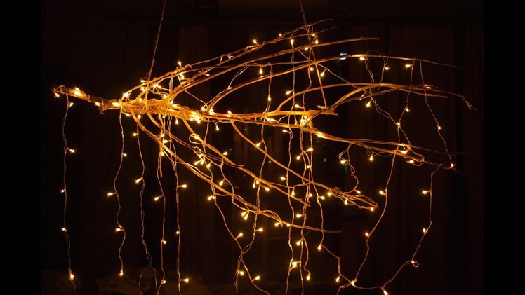 DIY CREATIVE IDEAS FROM STRING LIGHTS.LAST MINUTE DIWALI.CHRISTMAS LIGHT DECOR