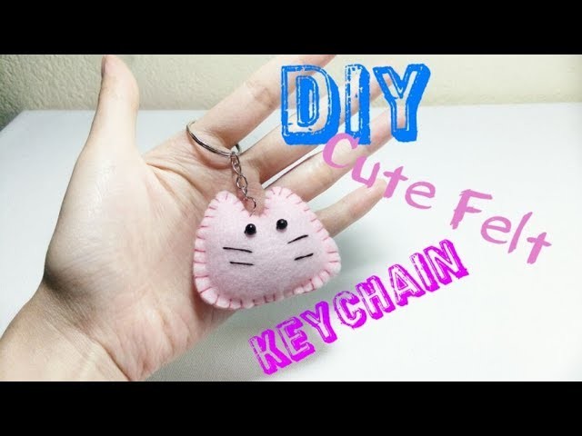 DIY Cute Felt Keychain