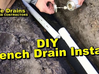 DIY FRENCH DRAIN, Fixing the flood