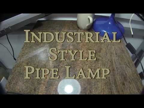 DIY Industrial Style Pipe Lamp