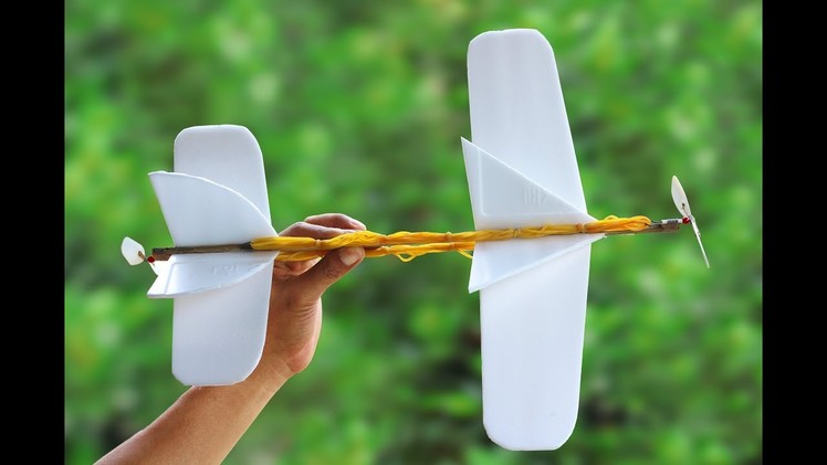 DIY Rubber Band Plane - How to Make a Rubber Band Plane