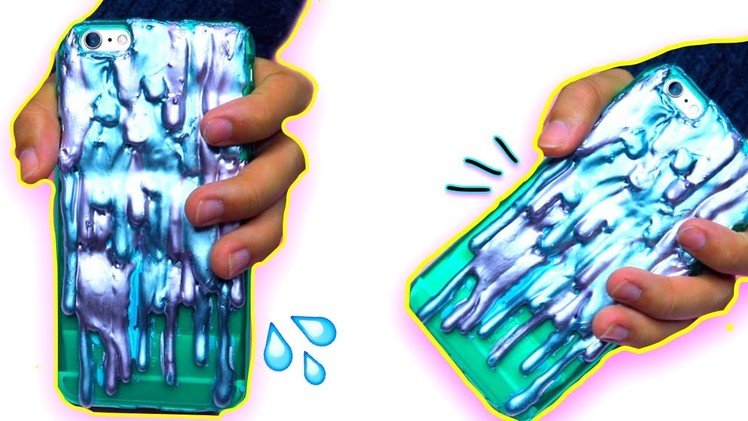 DIY SLIME PHONE CASE ! MADE WITH REAL SLIME ??