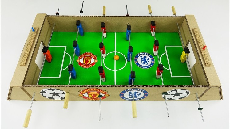 DIY Table Football for 4 Players Derby Chelsea - Manchester United