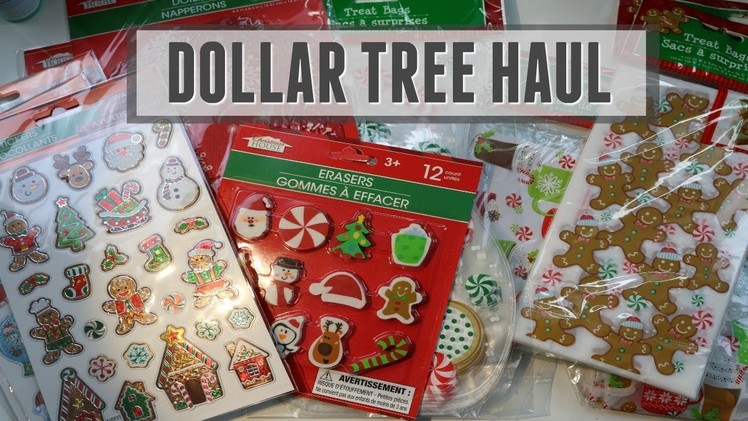 DOLLAR TREE HAUL | LOTS OF CHRISTMAS ITEMS!