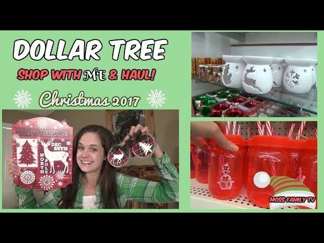 DOLLAR TREE SHOP WITH ME & HAUL!  ||  ????CHRISTMAS 2017