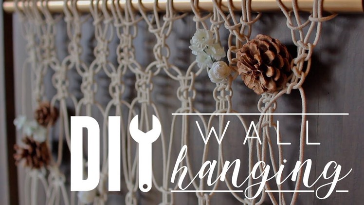Easy DIY Macrame Wall Hanging