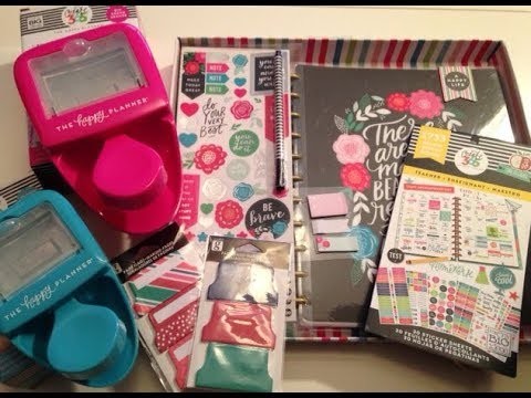 Happy Planner, Sticker and Punch Haul -Fall 2017