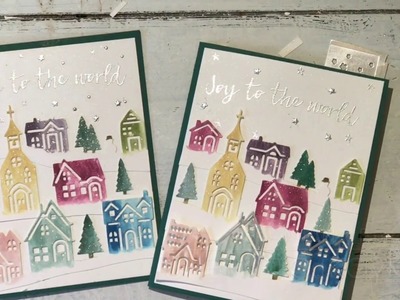 Hearts Come Home Shimmer Christmas Card: Stampin' Up!