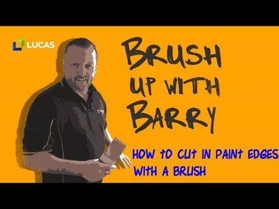 How to Cut in Paint Edges.Trim with a Brush - DIY Home Improvements