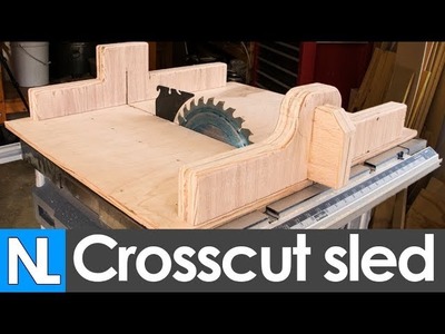 How to make a crosscut sled ~ beginner woodworking DIY