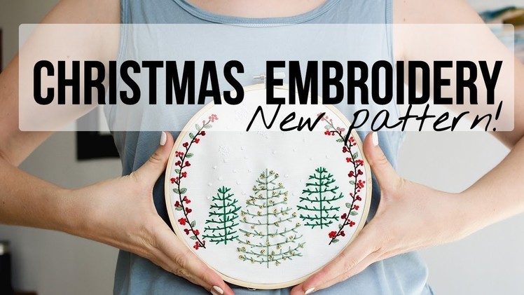 How to make Christmas embroidery