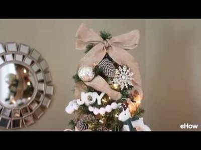 How to Put Ribbon Garland on a Christmas Tree