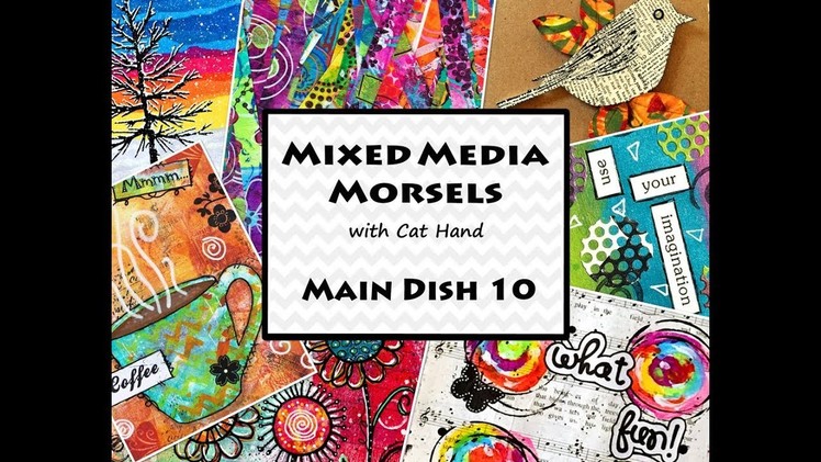 Mixed Media Morsels, Main Dish 10 - Christmas Cards