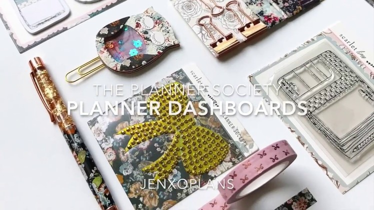 Planner Dashboards using September Planner Society Kits