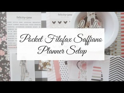 Pocket Filofax Planner Setup | Ft. Felicity Jane "Kate" Kit |