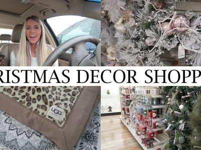 Rainy Day Shop With Me 2017 | Christmas Decor Shopping At Home Goods + Haul | Erica Lee