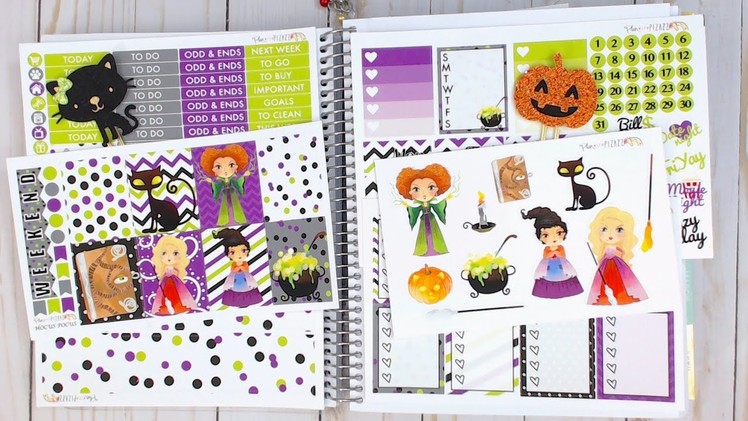 Recollections Spiral Planner Plan with me October 30 to November 5 featuring PlanwithPizazz