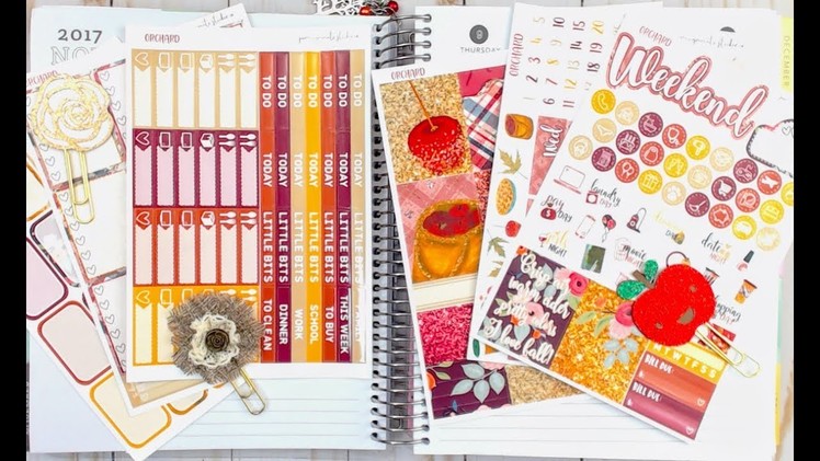 Recollections Spiral Planner Plan With Me November 6-12 featuring Pomegranatestickerco