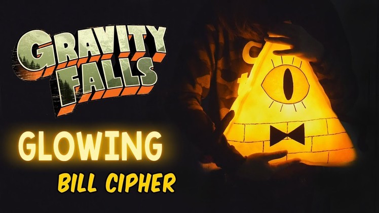 [REUPLOAD] DIY Glowing Bill Cipher Plush Pillow (Free Pattern) Gravity Falls Plush Pillow Tutorial