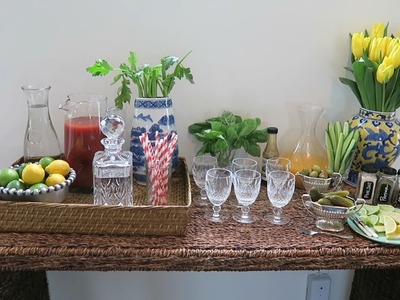 Set Up This Beautiful DIY Bloody Mary Bar At Your Boozy Brunch