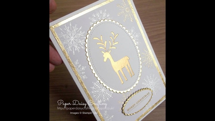Stampin' Up! Merry Mistletoe.Year of Cheer Christmas card