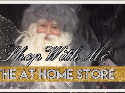 The AT HOME store Shop With Me | Christmas Decor | Part 1••