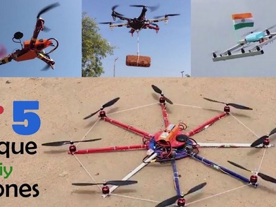 Top 5 Unique Diy Drone compilation | Indian LifeHacker