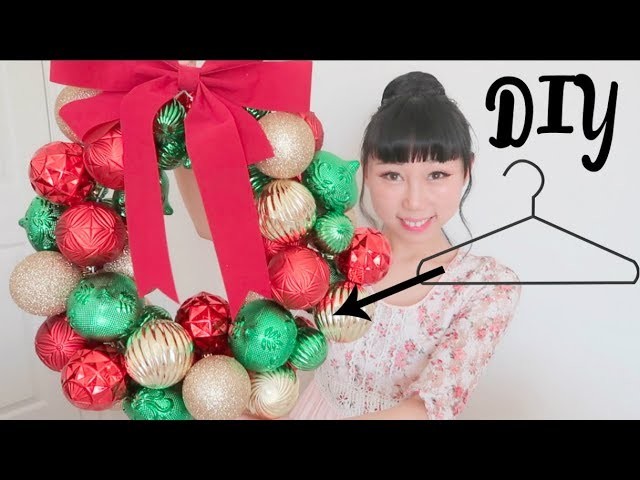 Transform Hanger Into Christmas Wreath | Christmas DIY 2017