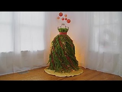 Turn a Dress Form Into a Christmas Tree - HGTV
