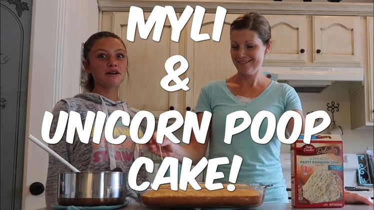 Unicorn Poop Cake!!! DIY!!!