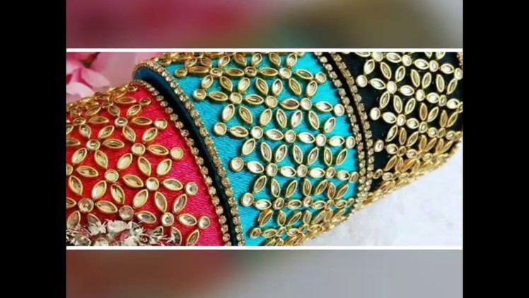20+ silk thread kundan bangle designs | navratri special