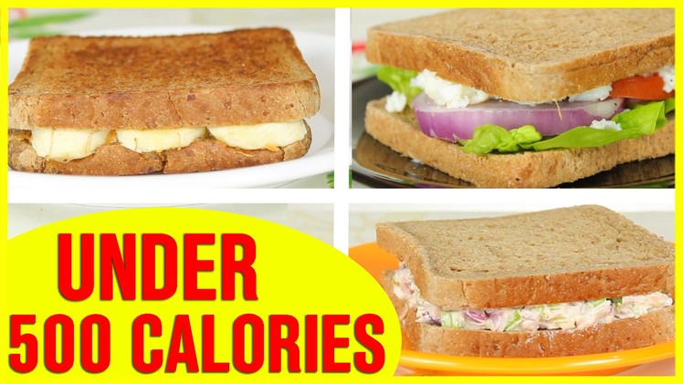 3 Healthy Sandwich Recipes, Healthy Recipes For Weight Loss