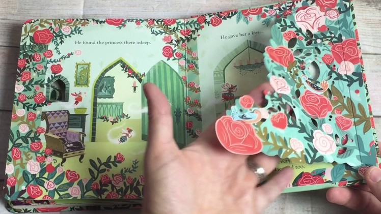 A Look Inside Usborne Peek Inside a Fairy Tale Sleeping Beauty Book